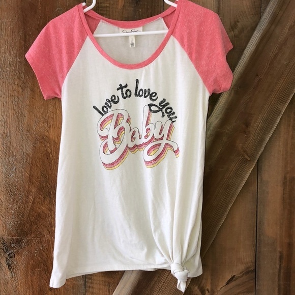 JESSICA Simpson Vintage Maternity Tee, S - Picture 1 of 6